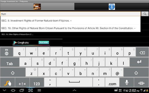 Download Foreign Inv. Act Philippines APK for PC