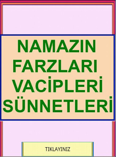 NAMAZ IN FARZ LARI VACİP LERİ