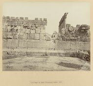 Ruïne van de stadsmuur van Baalbek
