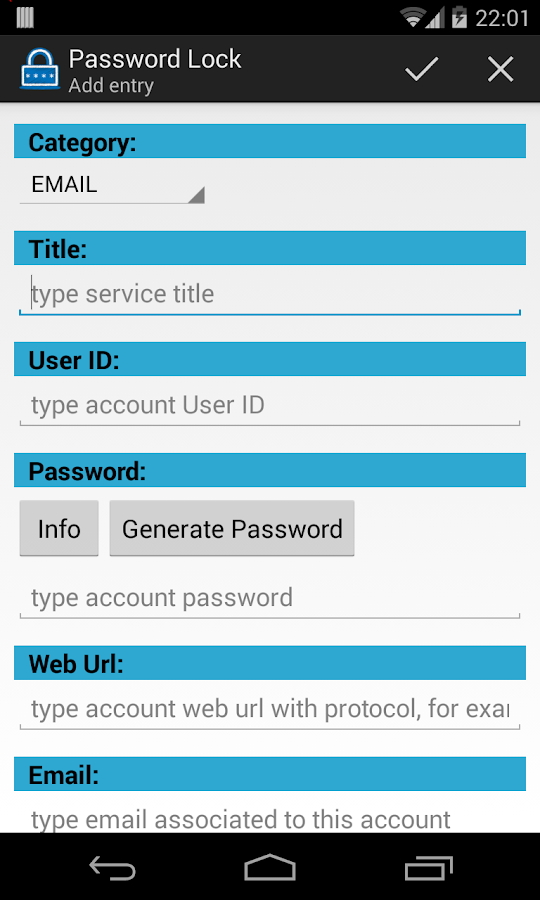 Password Manager Free Android Apps on Google Play