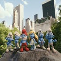 GOSMSTHEME The Smurfs – I Puff logo