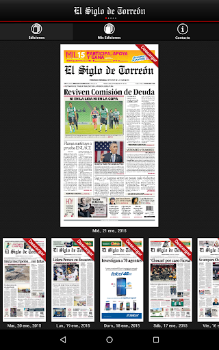 【免費新聞App】El Siglo de Torreón impreso-APP點子