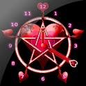 Pentacle CLock Widget