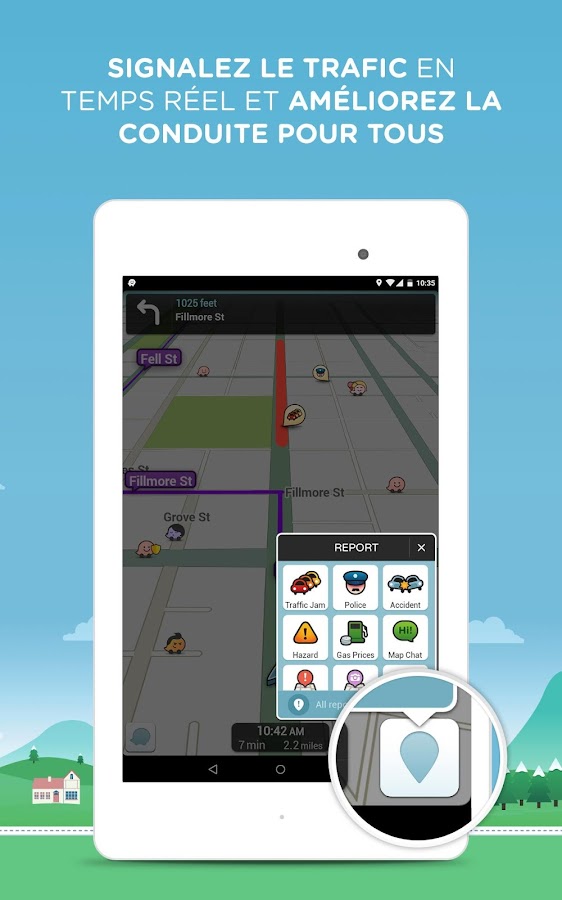 Waze GPS, Cartes & Trafic Applications Android sur Google Play