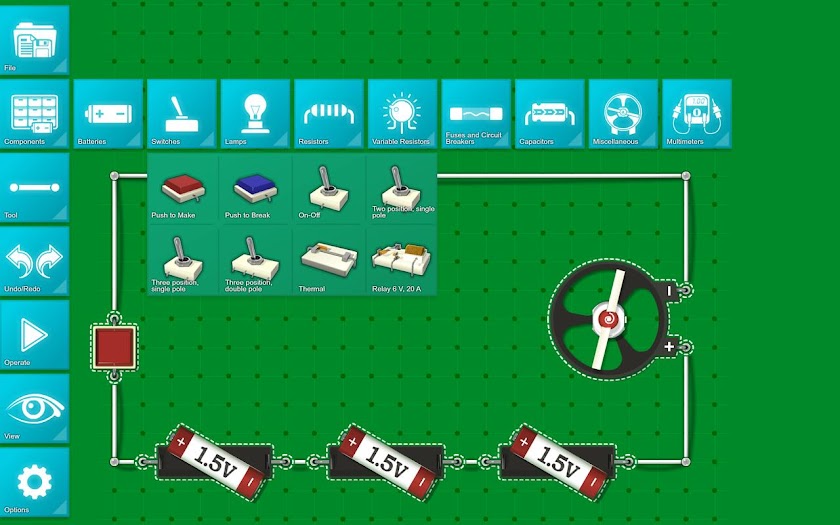 Circuit Builder Screen 2
