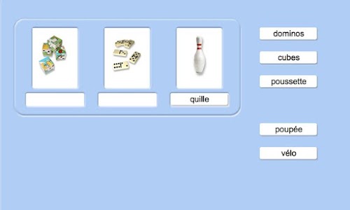 Android application Imagemo, images et mots screenshort