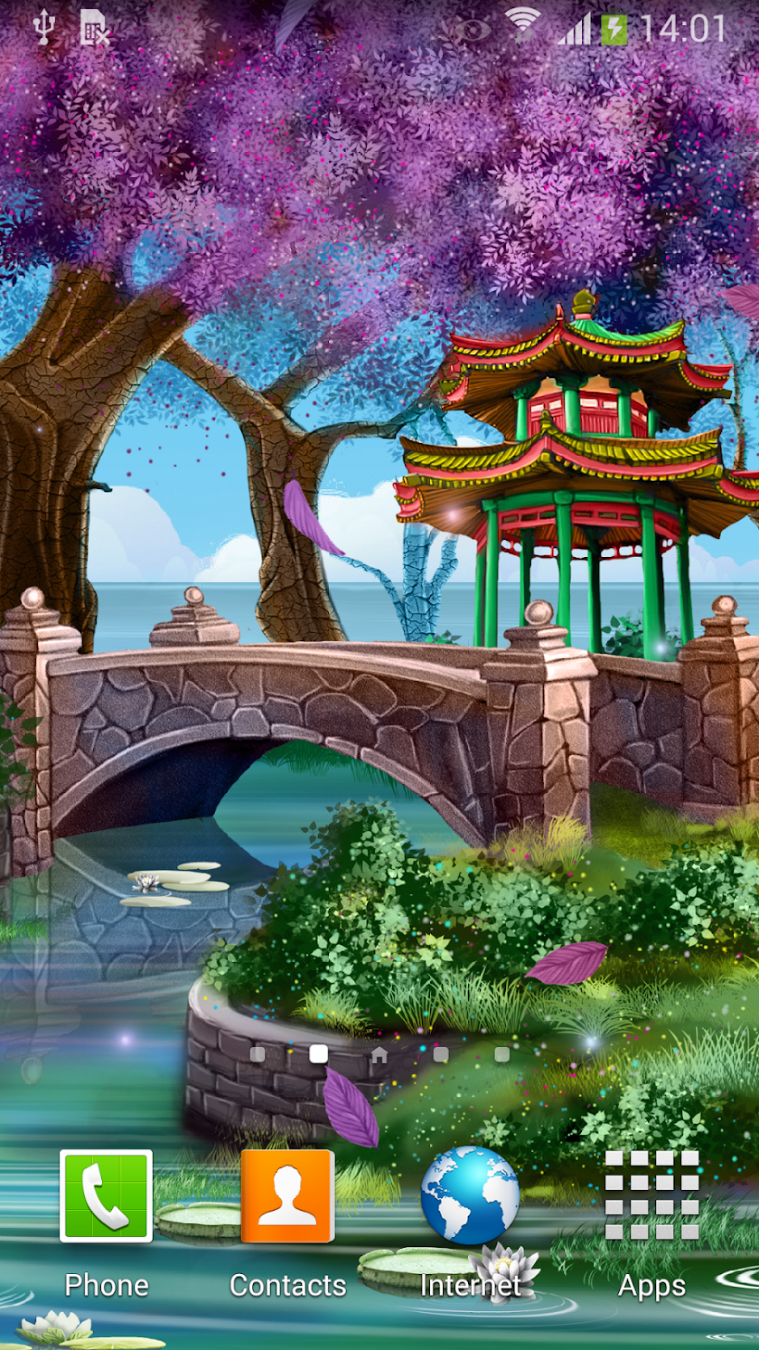 Magic Garden Live Wallpaper HD Screen 1