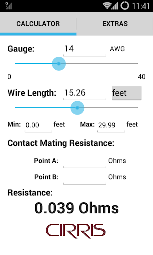 Wire Resistance Calculator