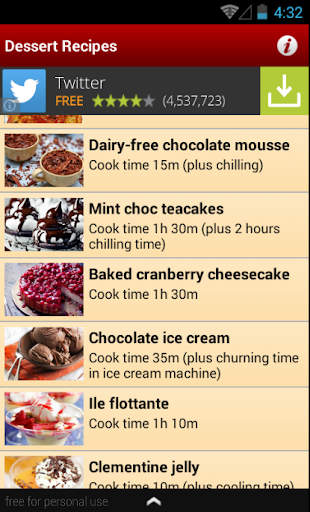 Dessert Recipes