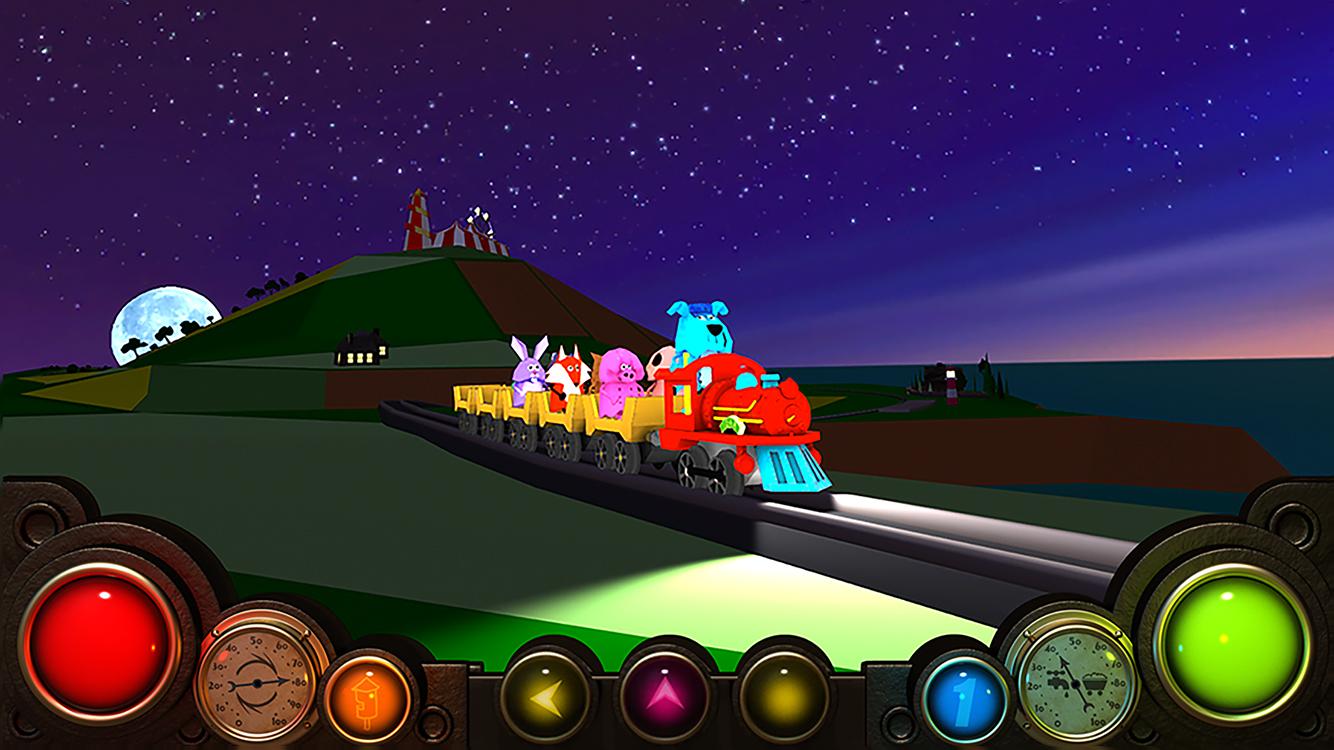 Android application Sunset Train 3D screenshort