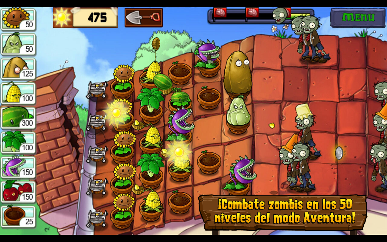   Plants vs. Zombies™: captura de pantalla 