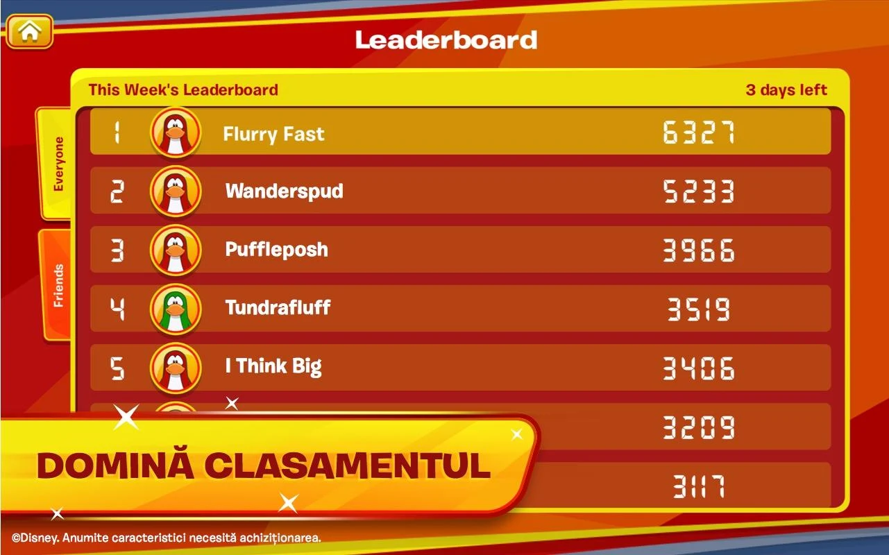 Club Penguin Sled Racer - screenshot