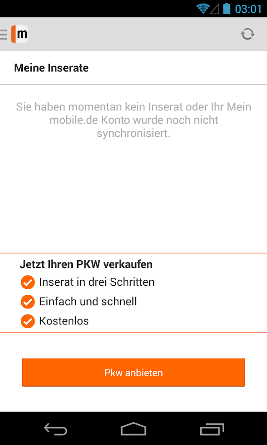mobile.de - mobile Auto Börse - screenshot