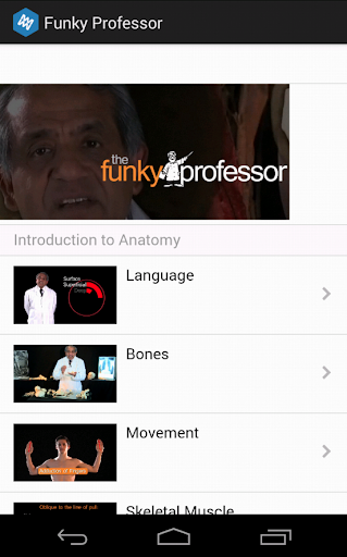 The Funky Professor Anatomy