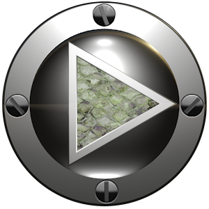 poweramp skin green snake logo