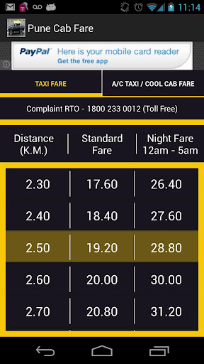 Pune Cab Taxi Fare