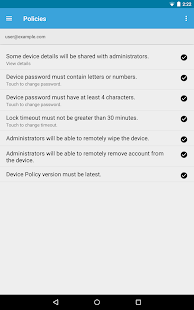  Google Apps Device Policy- 스크린샷 미리보기 이미지  