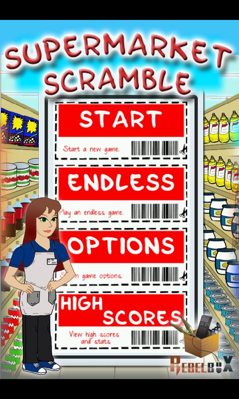 Supermarket  Scramble Screen 3