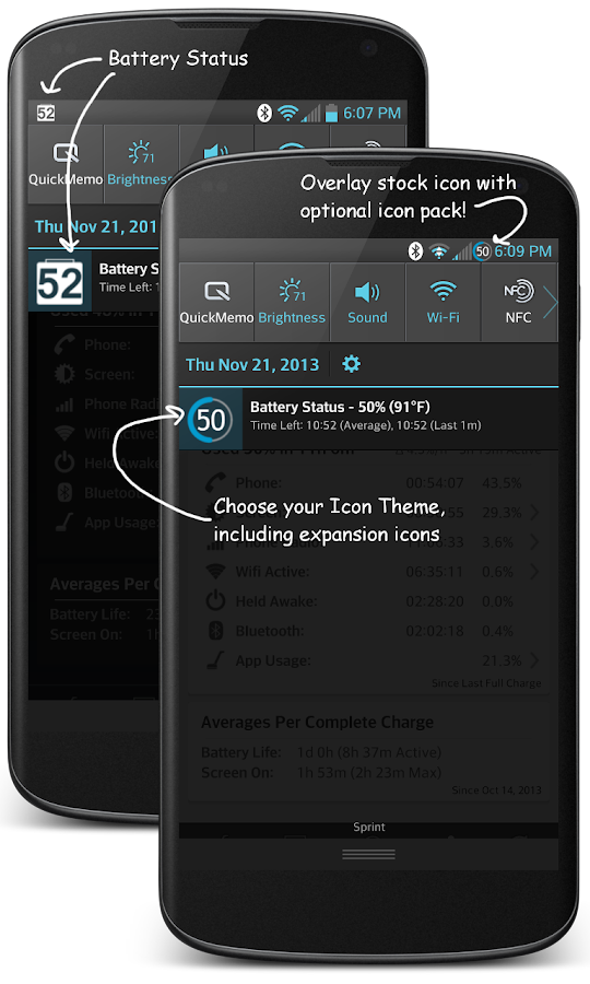 GSam Battery Monitor Pro - screenshot