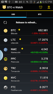 BTC-e Watch Screenshots 1