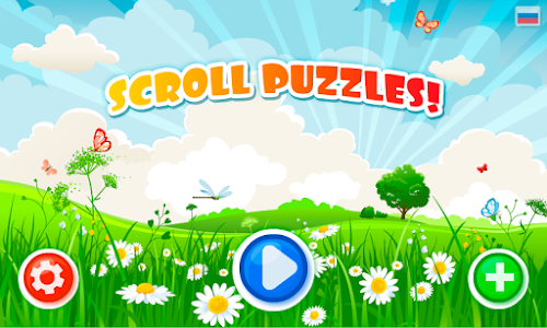 Android application SCROLL PUZZLE preschool game screenshort