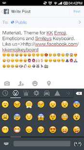Android L Keyboard Theme Emoji