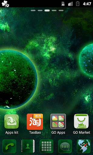 GO Launcher EX Planets Theme