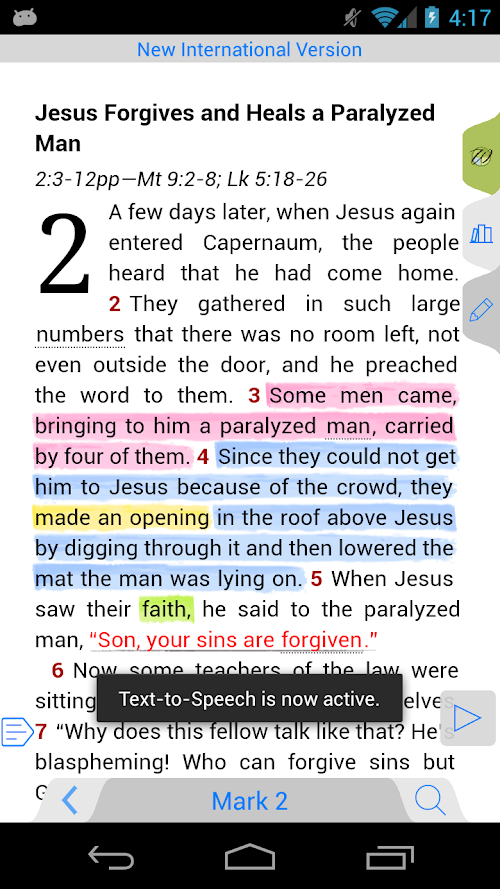 Android application NIV Womens Devotional Bible screenshort