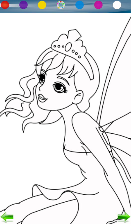 fairy coloring pages games with obstacles - photo #38