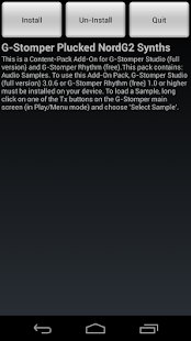 How to mod G-Stomper Plucked NordG2Synths patch 1.2 apk for android