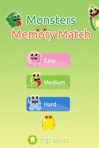 Monsters Memory Match