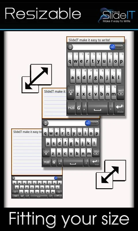 Teclado SlideIT - screenshot