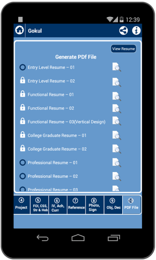 My Resume Builder CV Free Jobs Android Apps On Google Play