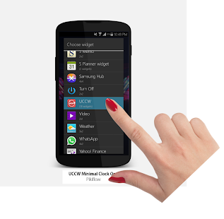 How to download UCCW Minimal Clock 1 (White) 1.0 mod apk for android