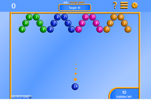 Bubble Pop Number Bonds