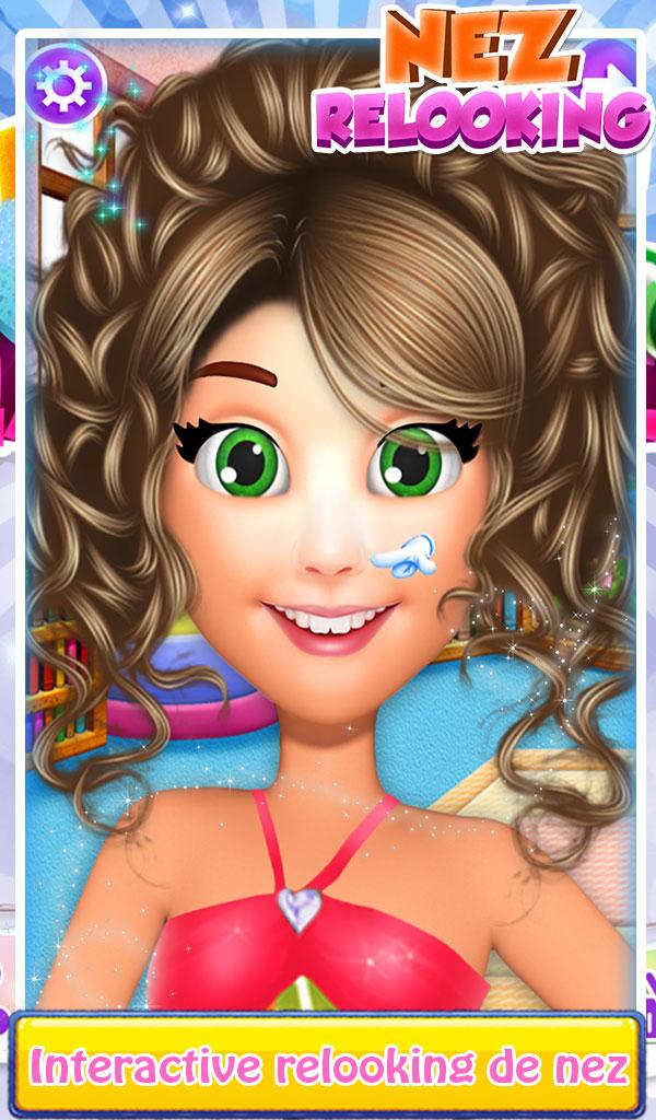 Android application Nose Makeover screenshort