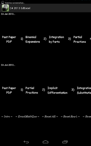 【免費教育App】C4 EdExcel 2013 Past Papers-APP點子