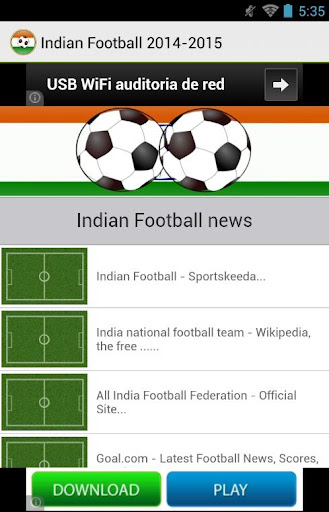 【免費運動App】Indian Football 2014-2015-APP點子