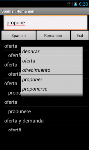 Spanish Romanian Dictionary