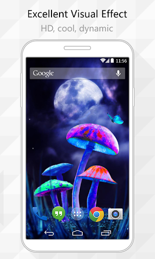 Magic Mushroom Live Wallpaper