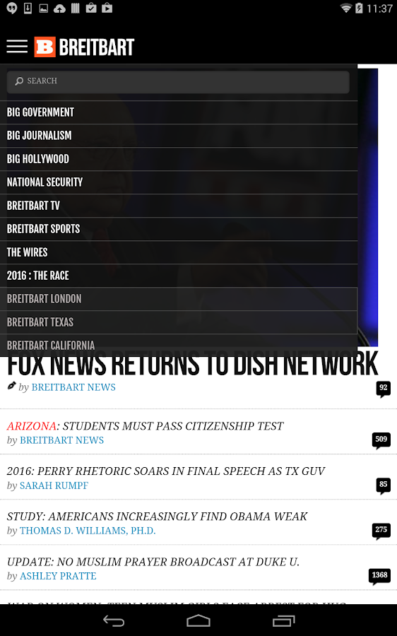 Breitbart android apps on google play