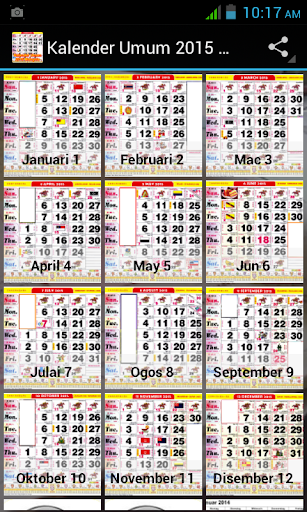 Kalender 2015 Malaysia