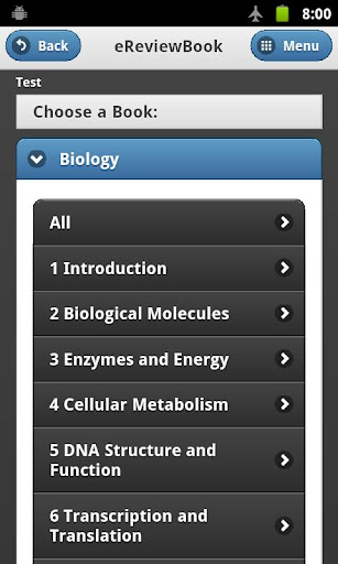 【免費教育App】eReviewBook MCAT Biology-APP點子