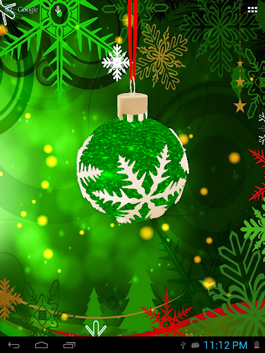 【免費個人化App】Christmas 3D Bauble - Ball LWP-APP點子