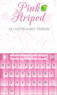 How to download ★ Pink Striped Go Keyboard ★ 1.2 apk for android