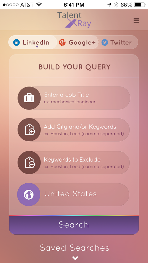 Android application Talent Xray screenshort