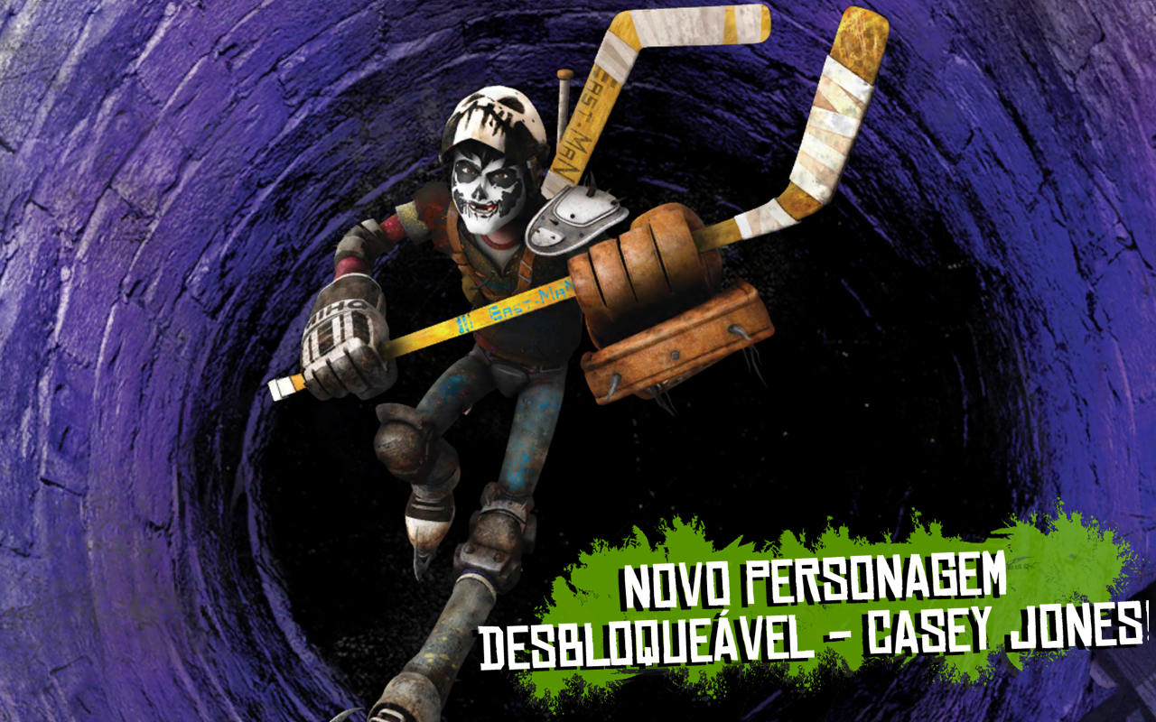 TMNT : Corrida no Telhado - screenshot