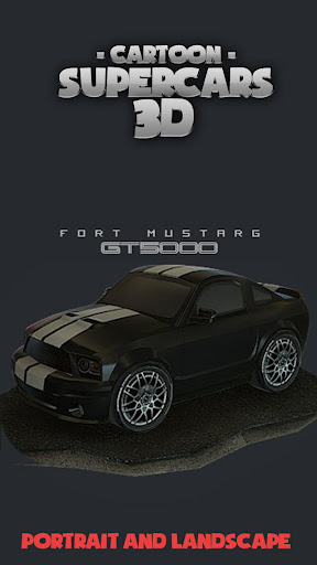 Toon Cars Ford Mustang 3D lwp