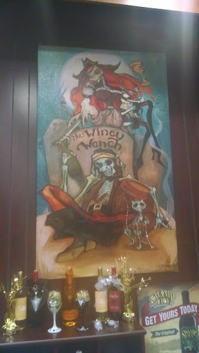 Winey Wench Zombie Pirate Mural