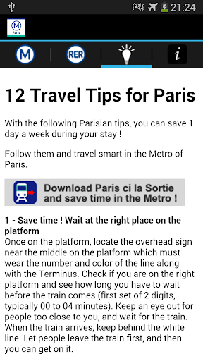 【免費交通運輸App】Metro Map Paris - Map and Tips-APP點子